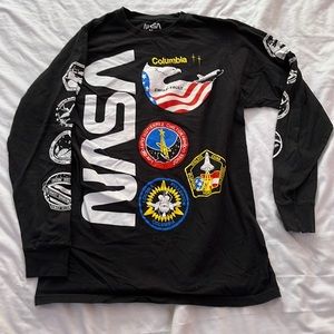 NASA Graphic Long-Sleeve Tee (mens medium)